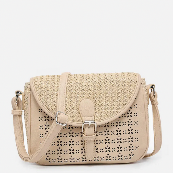 Carolina Woven Lasercut Crossbody